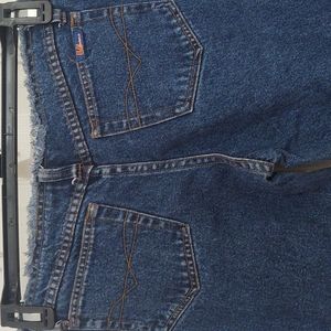 U Jeans blue jeans. Frayed waistline and hems. Sz 7/8
